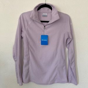 NWT Columbia Glacial IV Print 1/2 zip fleece size XS